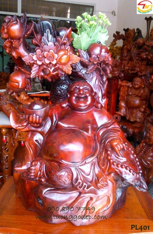 Phật Di Lặc ngồi gốc đào (PL401)
