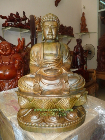 Phật Thích Ca (TC103, gỗ đổi màu)