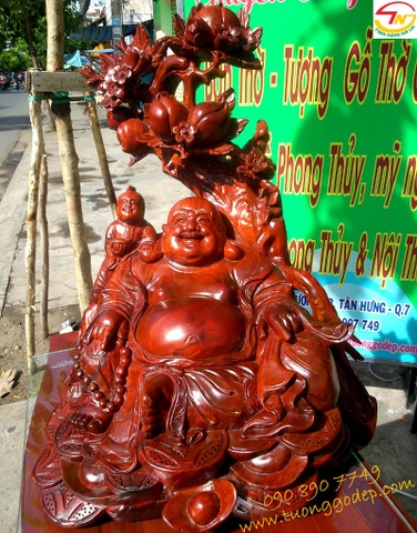 Phật Di Lặc ngồi gốc đào (PL282)