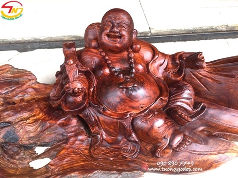 Phật Di Lặc gỗ cẩm lai - PL789