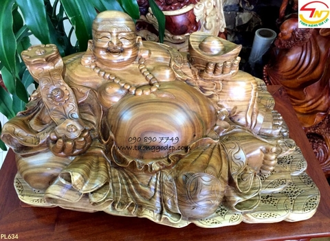 Tượng Phật Di Lặc gỗ đổi màu - PL634