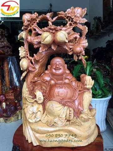 Phật Di Lặc ngồi cây đào - PL708