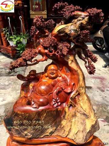 Phật Di Lặc ngồi cây tùng - PL641
