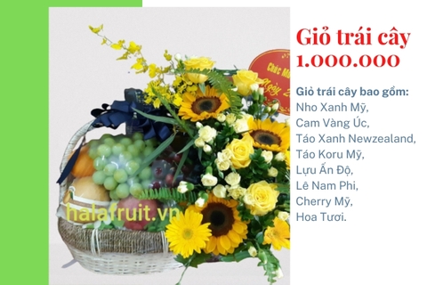 Giỏ trái cây 1 triệu mã HL1002