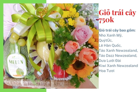 Giỏ Trái Cây 750k Mã HL7502