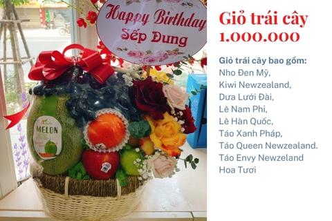 Giỏ trái cây đẹp 1000k