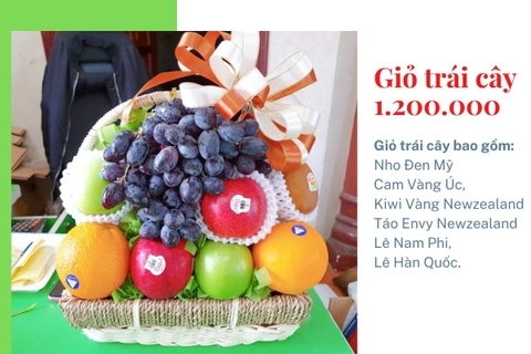 Giỏ Trái Cây 1200k Mã HL1201