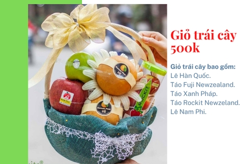 Giỏ trái cây 500k mã HL5001