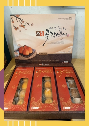 Hồng Dẻo Hàn Quốc Hộp 30 Quả