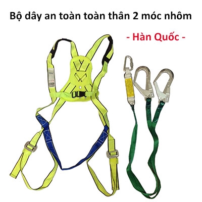 Dây an toàn toàn thân COV 2 móc nhôm Dây an toàn toàn thân COV 2 móc nhôm