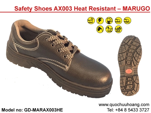 Giày da bảo hộ AX-003 cách nhiệt – Nhật Bản Giày da bảo hộ AX-003 cách nhiệt – Nhật Bản