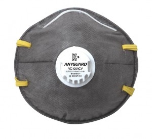 Khẩu trang than hoạt tính Hàn Quốc có van thở VC100ACG / Anyguard Khẩu trang than hoạt tính Hàn Quốc có van thở VC100ACG / Anyguard