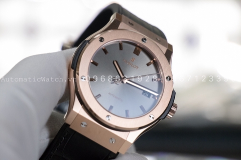 Đồng Hồ Hublot Classic Fusion Rose Gold Gray Dial 42mm