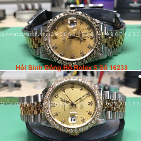 Phục hồi bảo dưỡng đồng hồ rolex datejust chính hãng