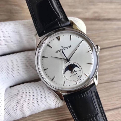 Đồng hồ JAEGER LECOULTRE MASTER ULTRA THIN MOON mặt trắng