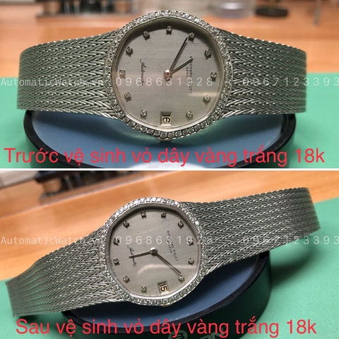 Phục chế Audemars Piguet 18k white gold máy AP Caliber K2121 chính hãng