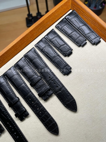 Tổng hợp dây da cá sấu đồng hồ Rolex - longines - berguest - carter
