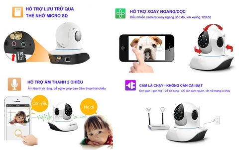 Bán camera quan sát IP không dây giá rẻ tại Tây Ninh