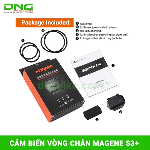 Cảm biến vòng chân Cadence/Speed MAGENE S3+