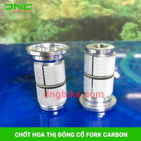 Chốt chén cổ đóng Phuộc xe đạp Carbon