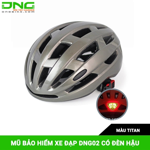 Mũ bảo hiểm xe đạp DNG02 có đèn hậu