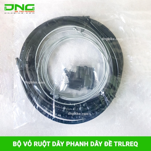 Bộ vỏ ruột dây phanh xe đạp TRLREQ