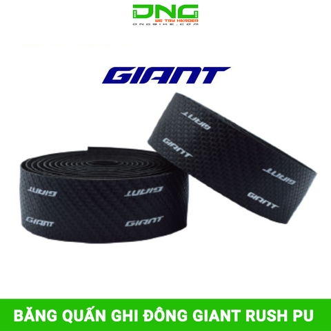 Băng quấn ghi đông xe đạp GIANT RUSH PU Vân carbon