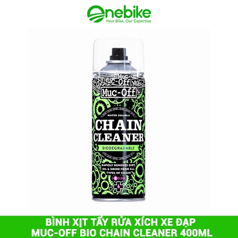 Bình xịt tẩy rửa xích xe đạp MUC-OFF Bio Chain Cleaner 400ml