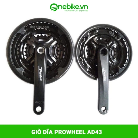 Giò dĩa xe đạp PROWHEEL Crankset AD43 - New 99%