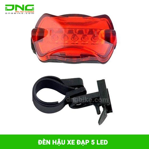 Đèn hậu xe đạp 5 led-HBM