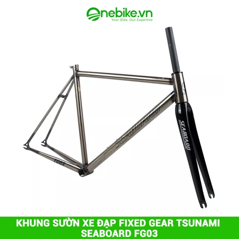 Khung sườn xe đạp Fixed Gear TSUNAMI SEABOARD FG03