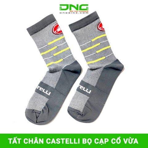 Tất chân đi xe đạp CASTELLI Bọ cạp cổ vừa