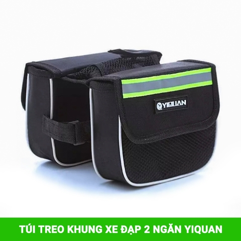 Túi treo khung xe đạp 2 ngăn YIQUAN