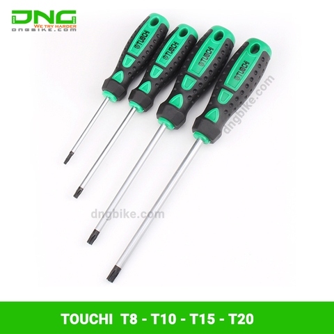 Tuốt nơ vít đầu lục giác bông TOUCHI T8, T10, T15, T20