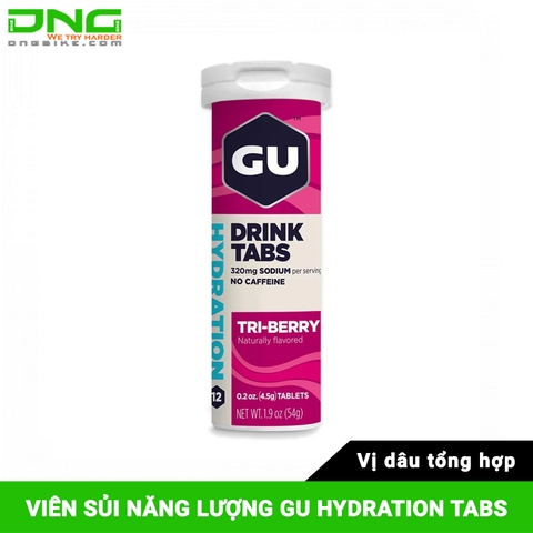 Viên sủi năng lượng GU HYDRATION TABS - (1 tuýp=12 viên)