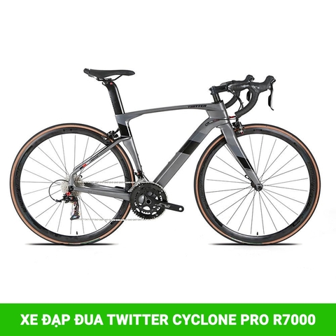 Xe đạp đua TWITTER CYCLONE PRO SHIMANO R7000 Ghi Đông Carbon - OD