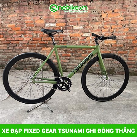 Xe đạp Fixed Gear TSUNAMI ghi đông thẳng
