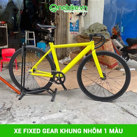 Xe đạp Fixed Gear khung nhôm 1 màu