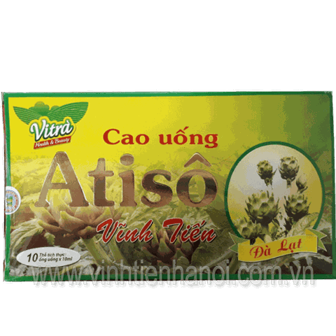 Cao atiso Đà Lạt Vĩnh Tiến uống liền hộp x 10 tuýp 10 ml uống liền