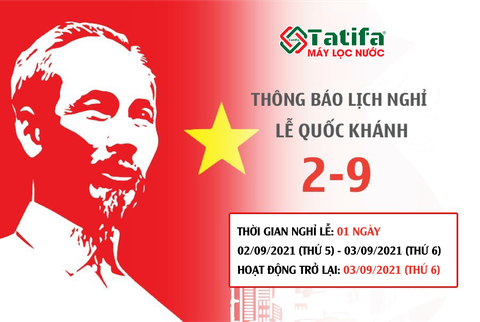 THÔNG BÁO NGHỈ LỄ QUỐC KHÁNH VIỆT NAM