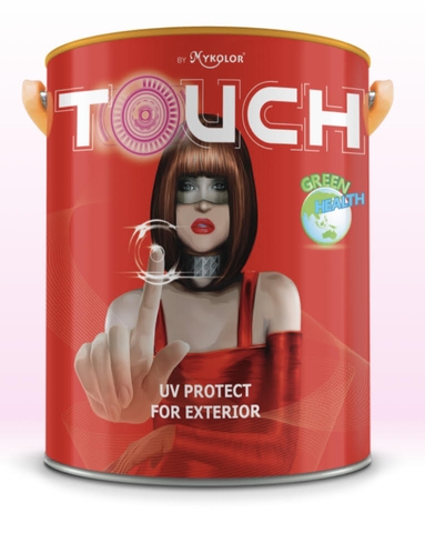 MYKOLOR TOUCH UV PROTECT FOR EXTERIOR – SƠN NGOẠI THẤT CAO CẤP CHỐNG BÁM BẨN, CHỐNG PHAI MÀU 1L