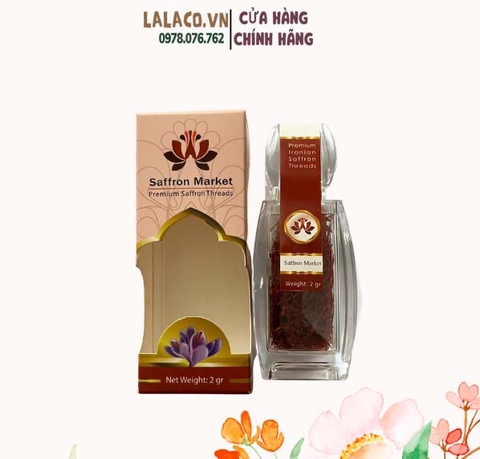 Nhụy hoa nghệ Tây Saffron Market Premium Saffron Threads 2g