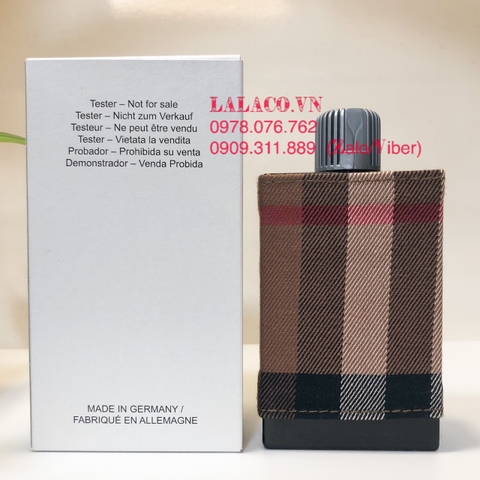 [Tester] Nước hoa nam Burberry London For Men EDT 100ml