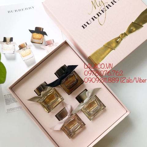 Gift set Nữ My Burberry Perfume Miniature Collection 4 piece