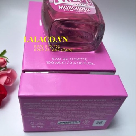 Nước hoa Nữ Moschino Fresh Pink Couture EDT 100ml