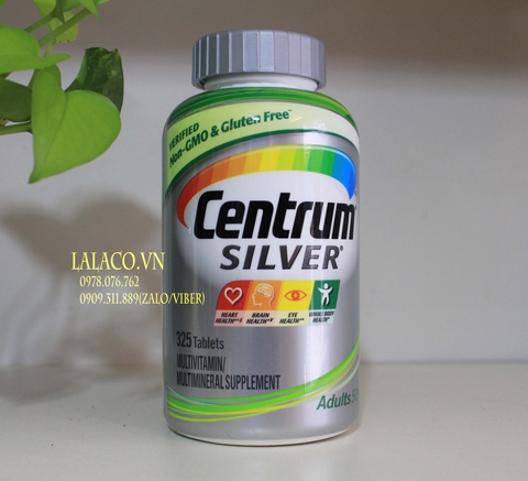 Vitamin tổng hợp Centrum Silver Adults 50+ 325 viên