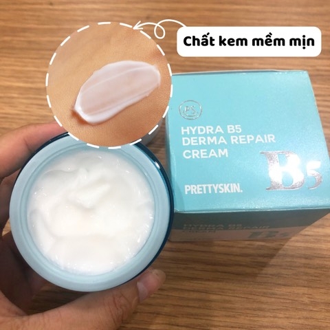 Kem dưỡng phục hồi và làm trắng da Prettyskin Hydra B5 Derma Repair Cream 52ml