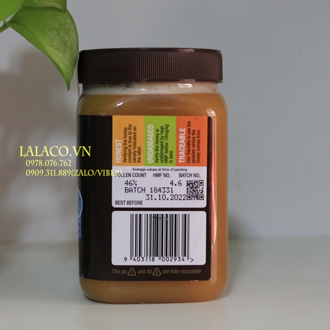 Mật Ong Airborne Manuka Honey 25+ 500g