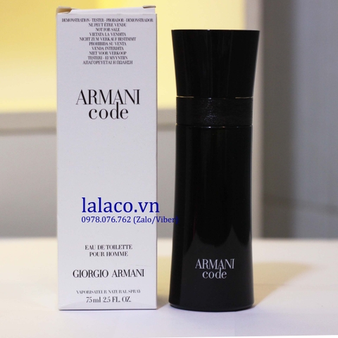 Tester Giorgio Armani Code Pour Homme 75ml