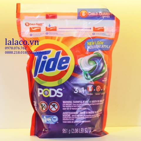 [42 viên] Viên Nước Giặt Xả Tide Pods